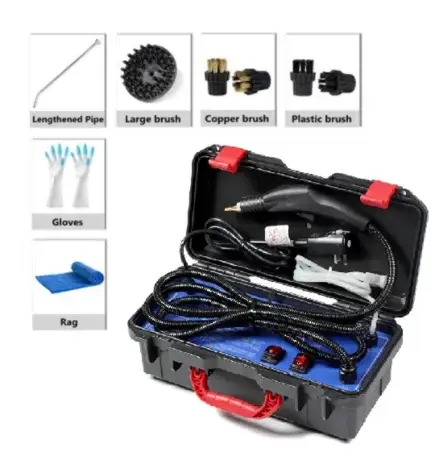 Pistolet de pulvérisation d'eau haute pression et haute température 110V 220V, nettoyeur à vapeur électrique, humidité réglable pour hotte de cuisine de voiture