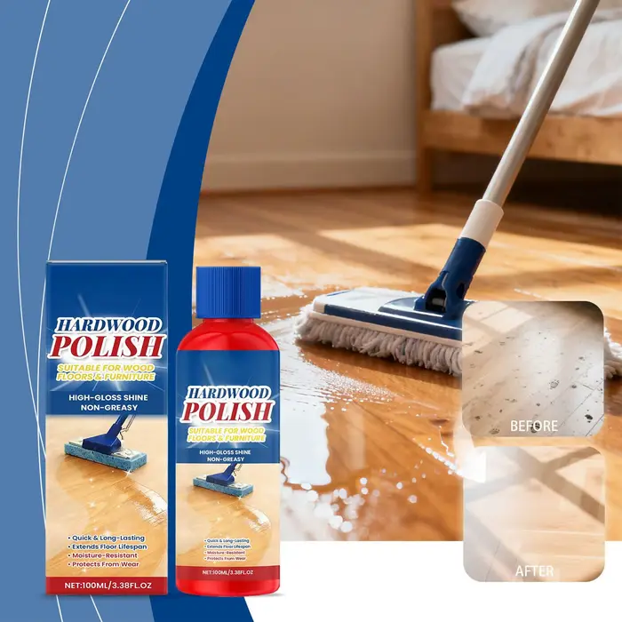Nettoyant imperméabilisant pour parquet en bois dur, éliminateur de taches, lustrant pour sols strat