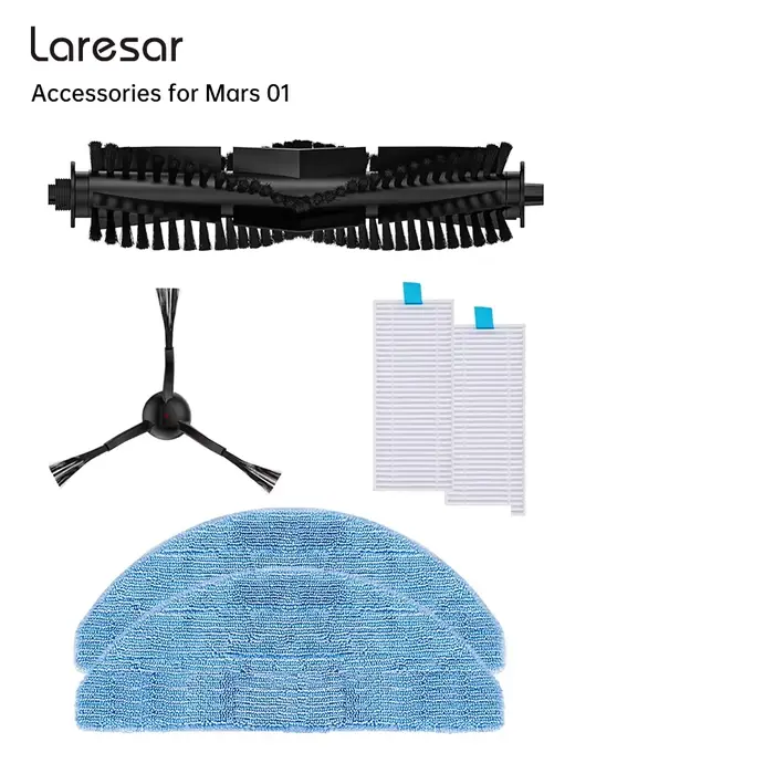 Laresar Mars 01 Kit d'accessoires pour aspirateur robot Pièces détachées officielles et consommables