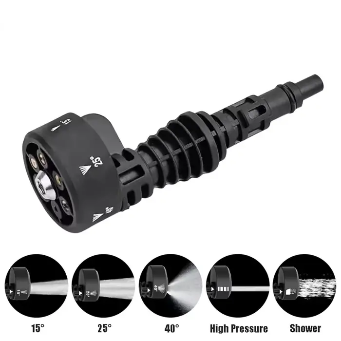 Buse de nettoyage haute pression multifonctionnelle 6 en 1