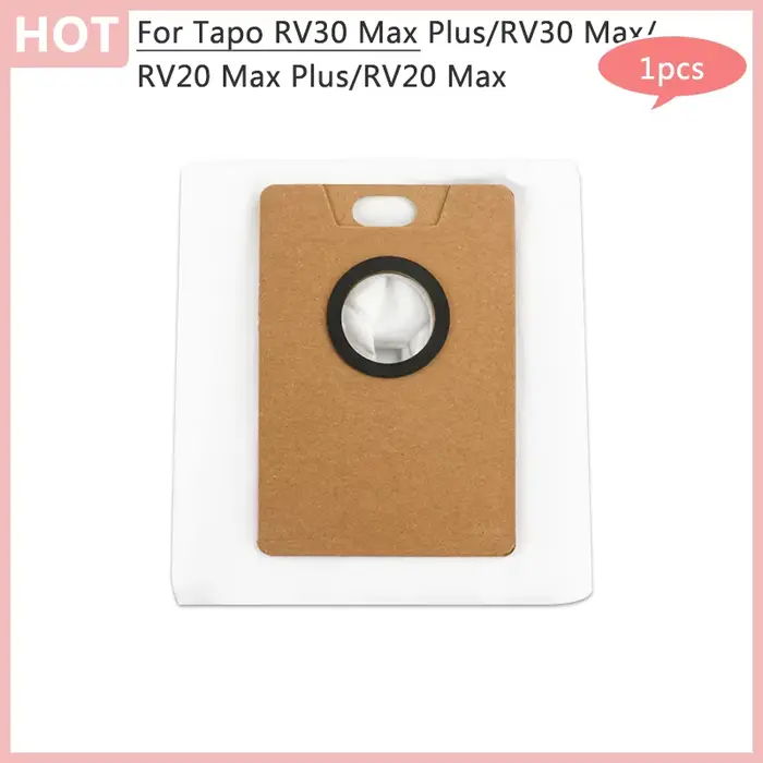 Sac poubelle de remplacement pour aspirateur Tapo RV30 Max Plus/Tapo RV30 Max/Tapo RV20 Max Plus/Tap