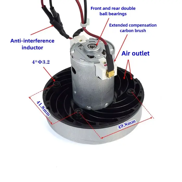 Moteur d'aspirateur haute puissance DC12-21.6V 150W
