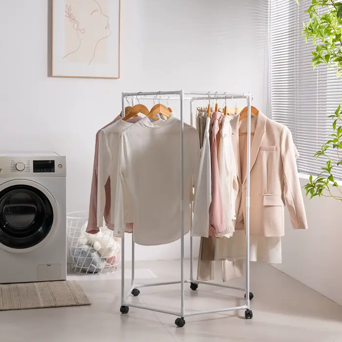 Séchoir à linge hexagonal robuste