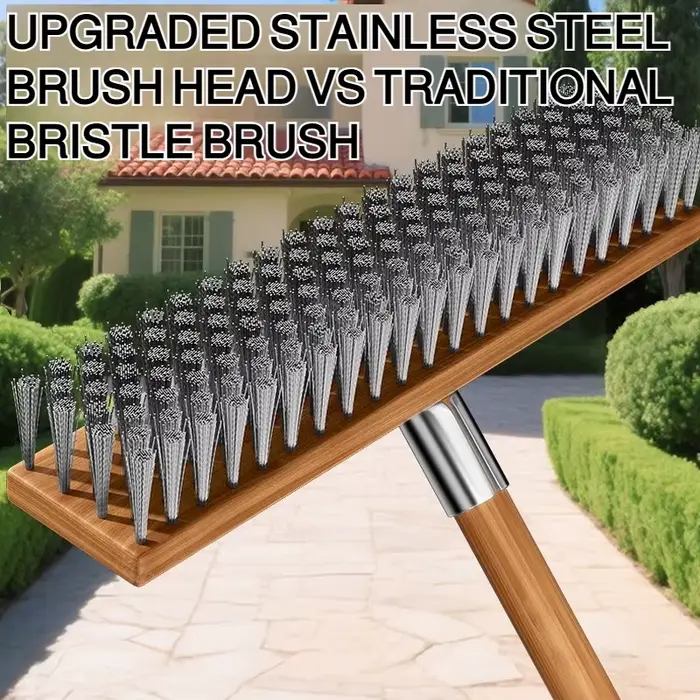 Brosse de sol en fil d'acier inoxydable