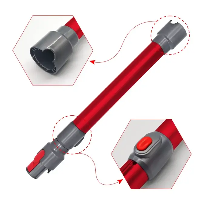 Tube d'extension télescopique pour aspirateur Dyson V7