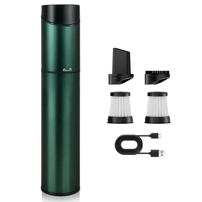 Mini aspirateur portable sans fil avec 3 têtes d'aspiration