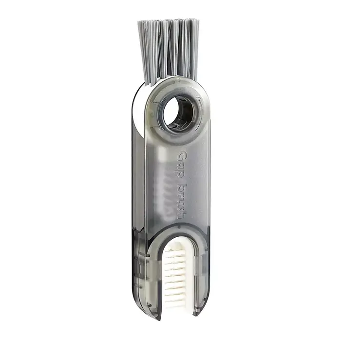 Brosse de nettoyage de couvercle de bouteille d'eau de lait 3 en 1, brosse multifonctionnelle de net