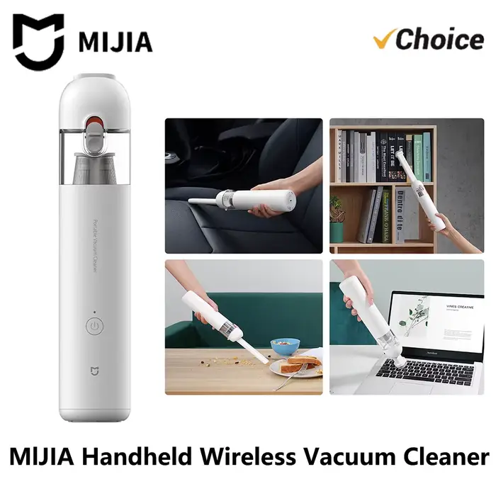 Nouvel aspirateur à main Xiaomi portable 13000Pa 2 vitesses sans fil multifonctionnel avec double filtre pour la maison et la voiture