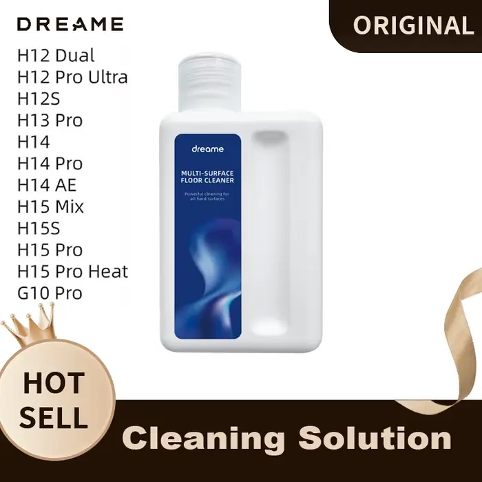 Solution de nettoyage multi-surfaces originale Dreame pour H12 Dual/ H12 Pro Ultra/ H12S/ H14/ H14 Pro/H14 AE/ H15 Mix/