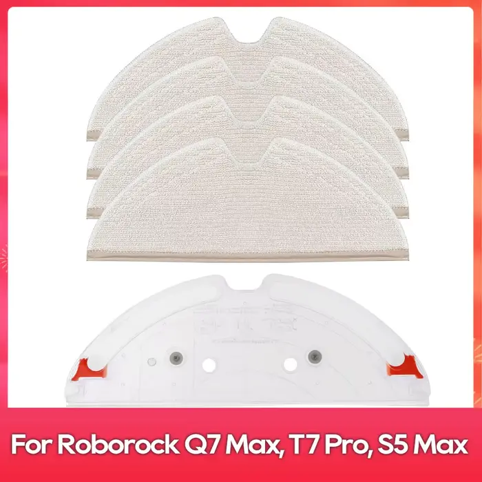 Compatible avec ( Roborock Q7 Max / Q7 Max+ / T7 Pro / S5 Max / S6 MaxV / T8 ) Support de serpillière