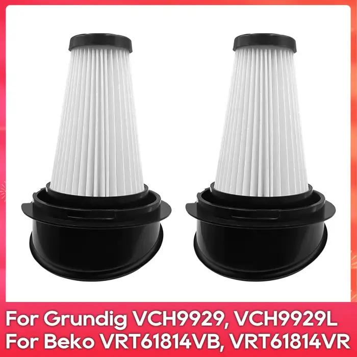 Filtre compatible avec Beko VRT61814VB, VRT61814VR, VRT61818VW, VRT61821V / Grundig VCH9929, VCH9929