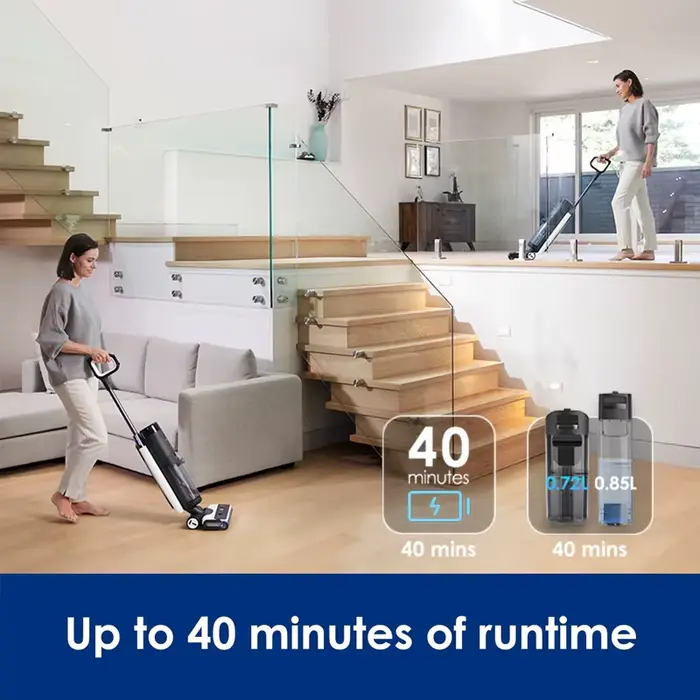 Tineco Floor One S7 FlashDry aspirateur sec et humide accessoires de laveuse rouleau de brosse et filtre HEPA pièces de rechange