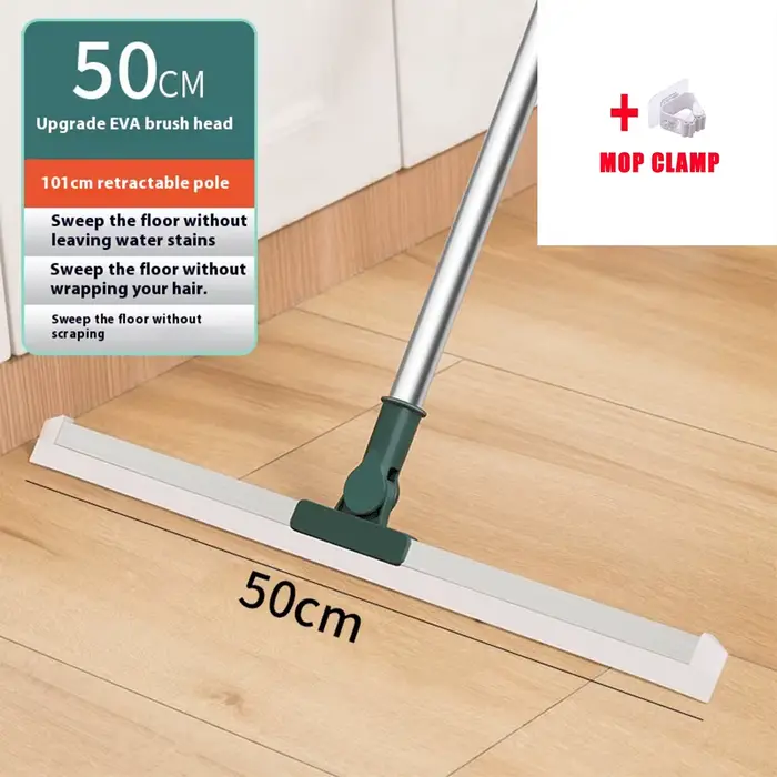 Balai magique 35/50CM, grattoir à eau, essuie-glaces multifonctions en Silicone pour balayage de sol