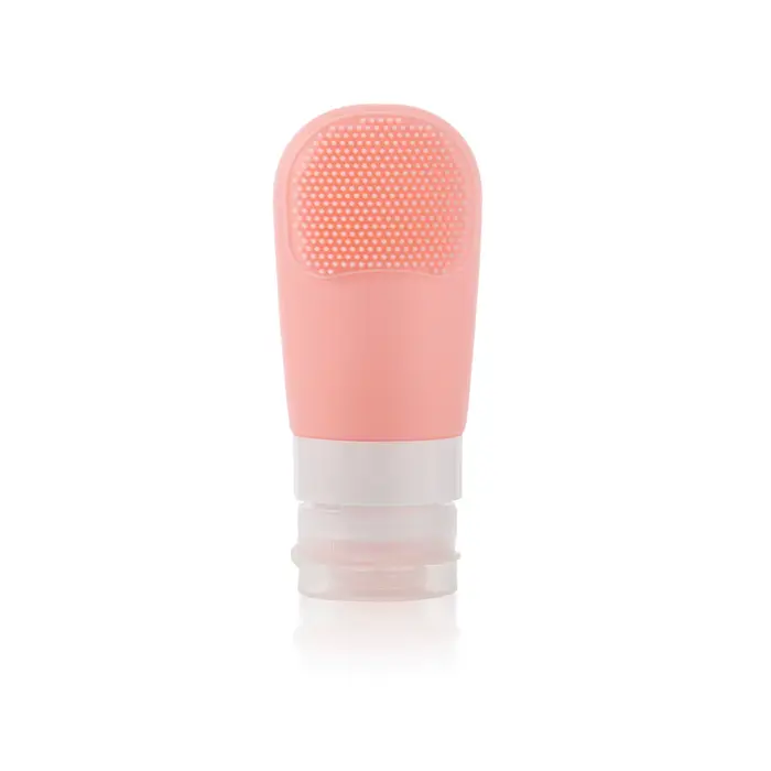 Bouteilles distributrices à ventouse en Silicone (60ml), bouteilles à presser à Tube souple avec con