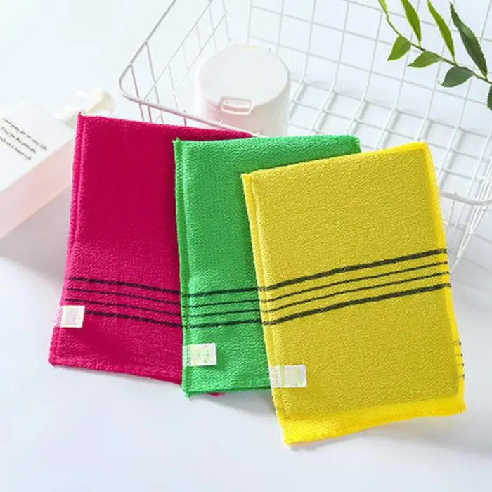 5 pièces/ensemble coussin de bain exfoliant serviettes ensemble coréen italie asiatique exfoliant ba