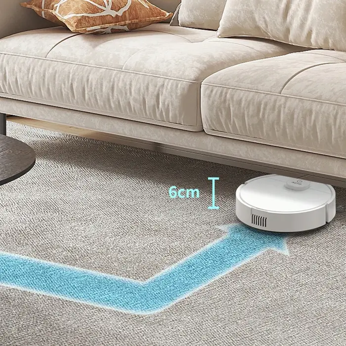 Robot de balayage intelligent 3 en 1, nettoyeur domestique, Rechargeable, entièrement automatique, aspiration 60000Pa, poils d'animaux