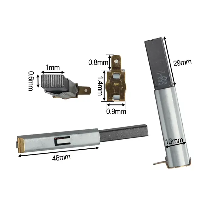 Brosse en carbone pour moteur d'aspirateur