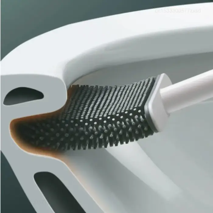 Brosse de toilette murale sans perçage