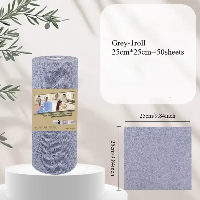 Lingettes de nettoyage réutilisables à double usage (humide et sec)