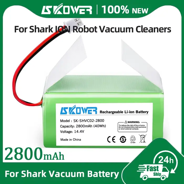 SKOWER rvbat850 batterie Robot Shark Ion R75 RV761 RV850C RV1000S RV700 RV720_N RV750 RV755 RV1100VL RV101AE aspirateur