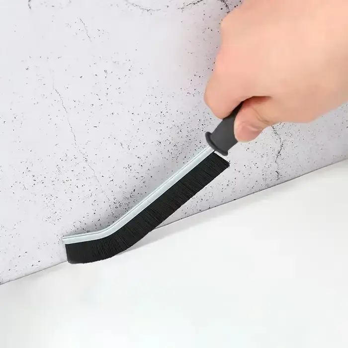 Brosse de nettoyage à poils durs pour ligne de sol de douche