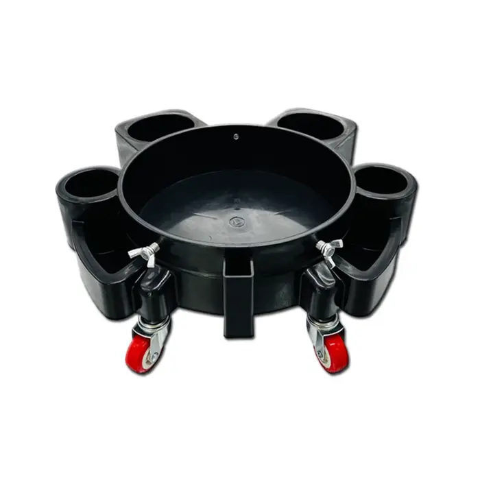 Seau Dolly – seau de nettoyage de voiture robuste, chariot roulant avec roulettes pivotantes pour Ki