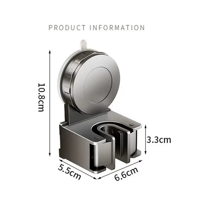 Fixation murale ventouse vadrouille clip