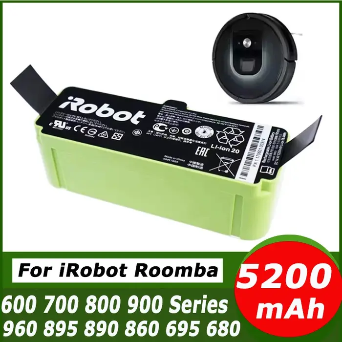 Original pour iRobot Roomba 14.4V 12800mAh batterie