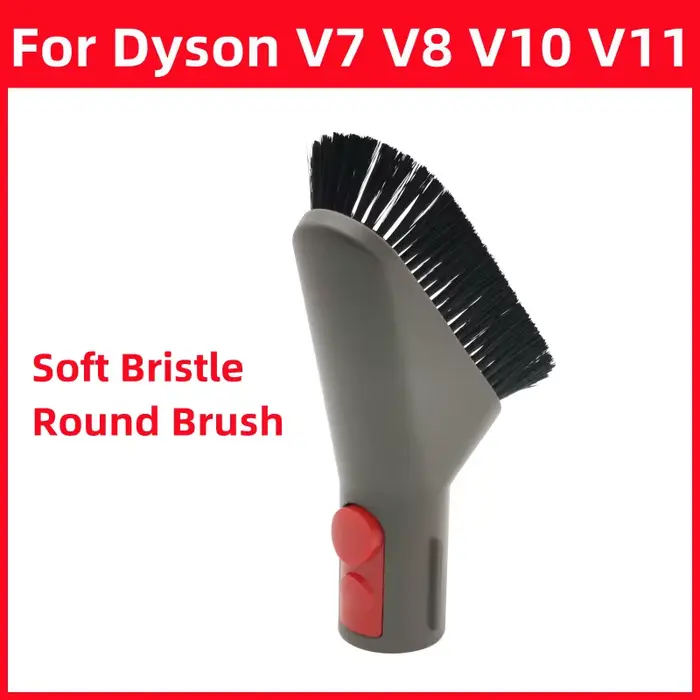 Accessoires pour aspirateur Dyson V7 V8 V10 V11, brosse ronde à poils souples