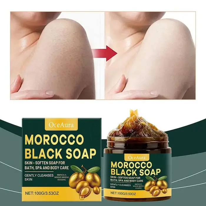 Savon noir marocain, nettoyage en profondeur