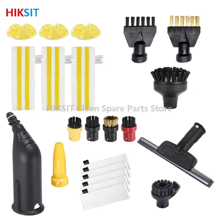 Accessoires pour nettoyeur à vapeur Karcher Easyfix SC2 SC3 SC4 SC5, couvercle de tampon de nettoyage en microfibre, tête de brosse à vapeur, pièces de buse