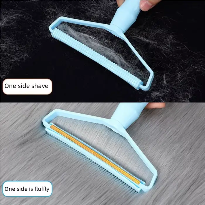 Brosse manuelle anti-peluches et poils d'animaux