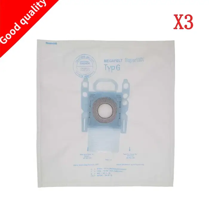 Sac à poussière pour aspirateur Bosch et Siemens BSG7 BSG6 BSGL3126GB GL30 Microfibre Type G GXXL GXL MegaAir SuperTex BBZ41FGXXL