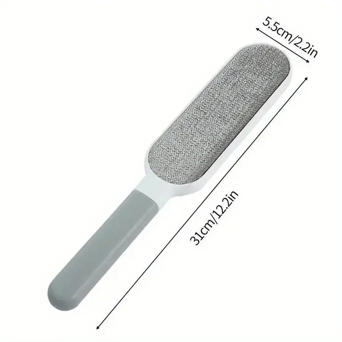Épilateur Double face pour animaux de compagnie, brosse à peluches collante électrostatique manuelle, pour chat, vêtements, canapé, meubles, nettoyage de tapis