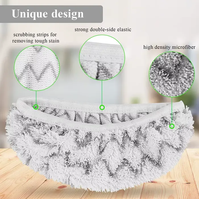 Tampons de vadrouille en microcarence réutilisables pour balayeuse Swiffer