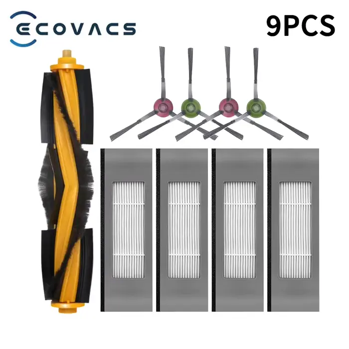 Accessoires ECOVACS Deebot T8 AIVI / T9 AIVI / N8 Pro AIVI / N9 / N10 Plus : brosse principale, bros