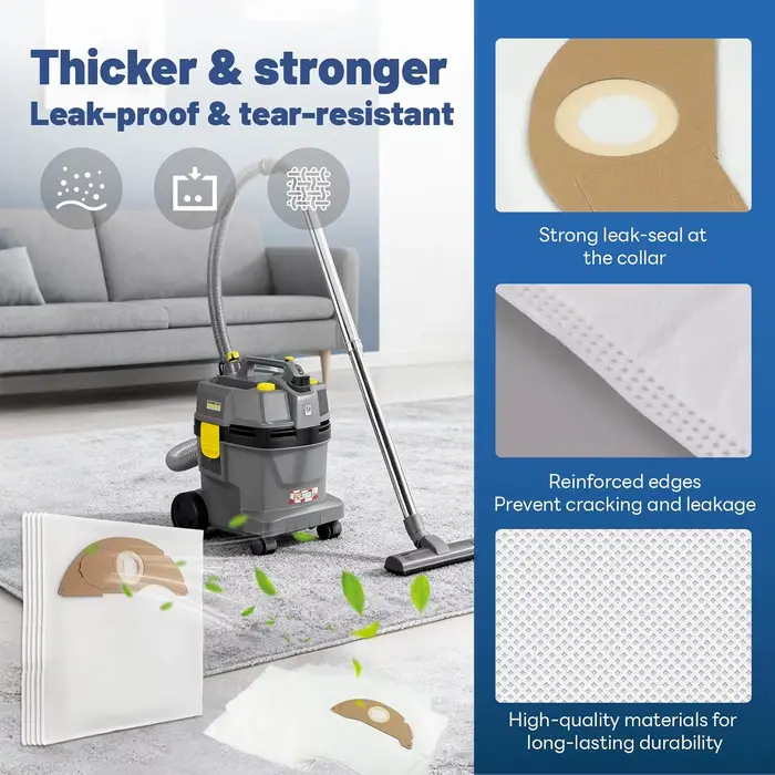 Sacs à poussière pour aspirateur eau et poussière Karcher NT 221