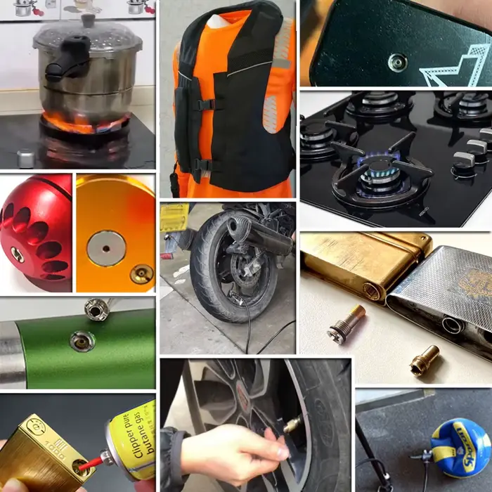 Vanne à haut débit pour mise à niveau des vis de briquet de chargeur de gaz