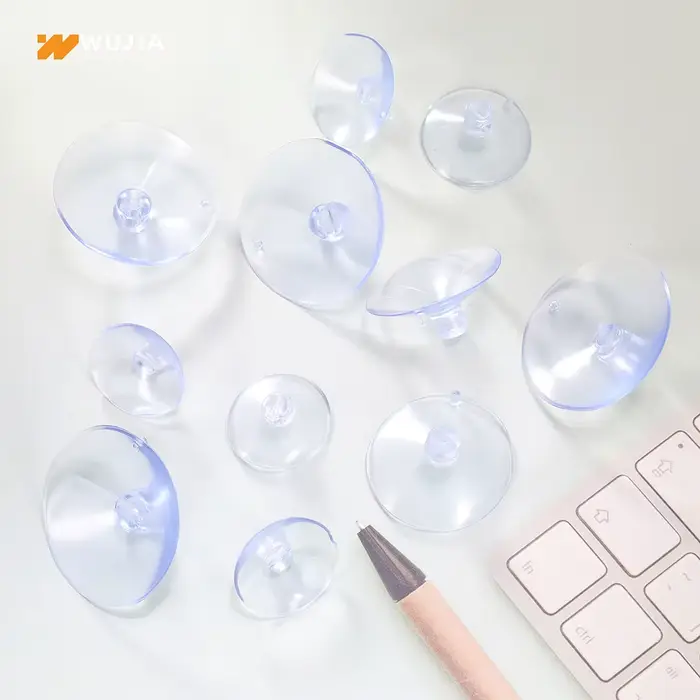 30/50/100 pièces ventouse transparente aspirateur puissant avec trous ventouses mur cuisine salle de bains mariage voiture verre décorer crochets 25-40mm
