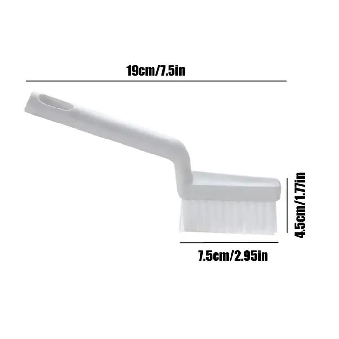 Brosse de nettoyage d'angle polyvalente, nettoyeur d'écart de sol et de rainure de fenêtre, outils d