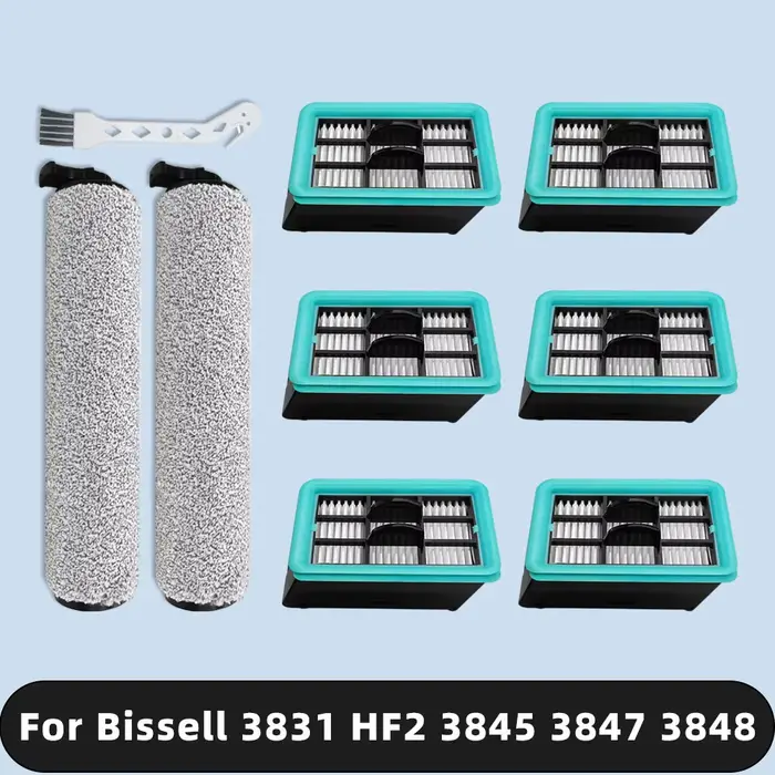 Compatibles avec Bissell Crosswave Hard Floor Expert 3831 HF2 3845 3847 3848 pièces de rechange pour aspirateur