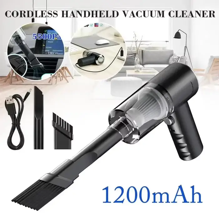 Aspirateur sans fil double usage pour la maison et la voiture