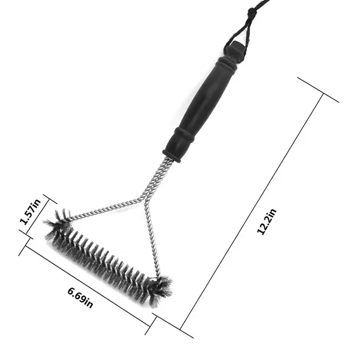 Brosse de nettoyage pour Barbecue, outil de nettoyage antiadhésif en acier inoxydable, accessoires p