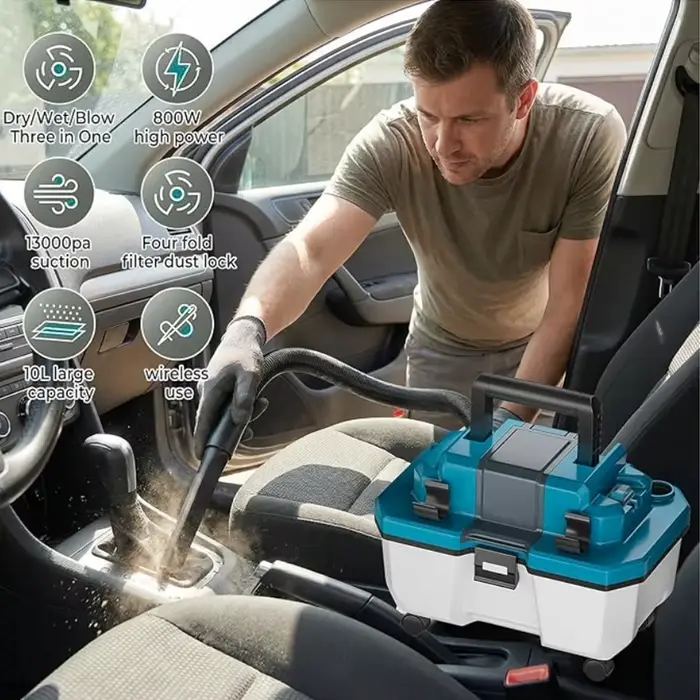 Aspirateur sans fil humide et sec multifonctionnel pour voiture