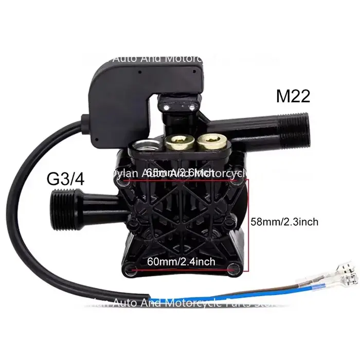2500W 2900PSI haute pression auto-amorçante diaphragme pompe à eau laveuse Machine de nettoyage