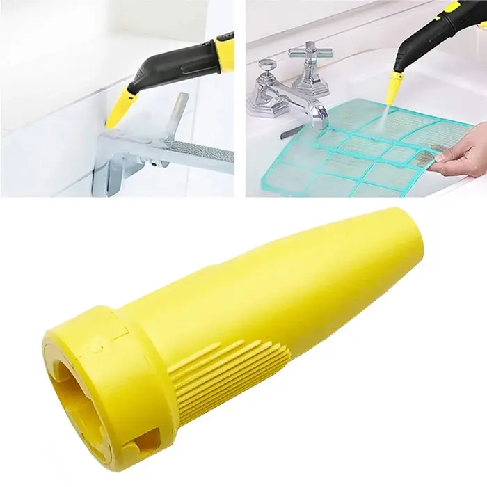 Tête de buse d'arrosage à vapeur puissante jaune