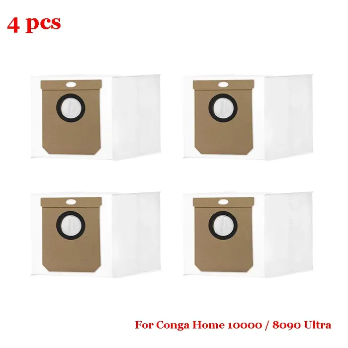 Sac à poussière pour aspirateur Conga Home 10000 8090 Ultra 9090 AI Eufy L50 L60 SES Everybot Q5 Roidmi EVE CC