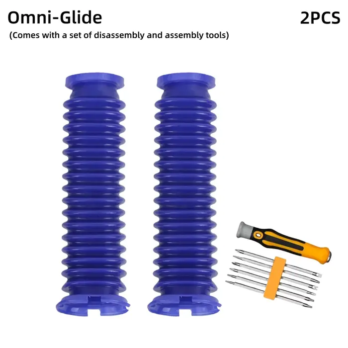 Tête d'aspiration universelle en velours doux Omni-Glide pour aspirateur Dyson