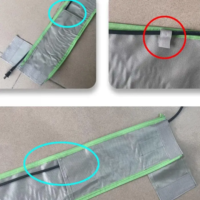 Housse de protection en tissu pour tuyau d'aspirateur de 3,5 m, enveloppe pour tuyau d'aspirateur, accessoires de protection pour aspirateur
