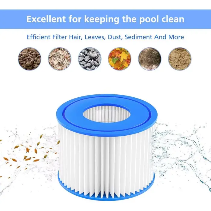 Filtre VI, cartouche filtrante pour spa Bestway VI, Lay-Z-Spa Miami/Vegas/Palm Springs/Coleman SaluSpa 90352E/58323/58323E